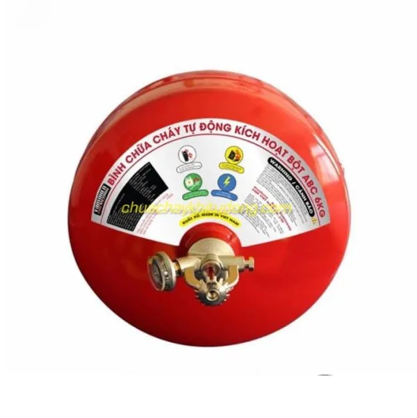 Bình cầu chữa cháy tự động Tomoken 6kg Bột ABC
